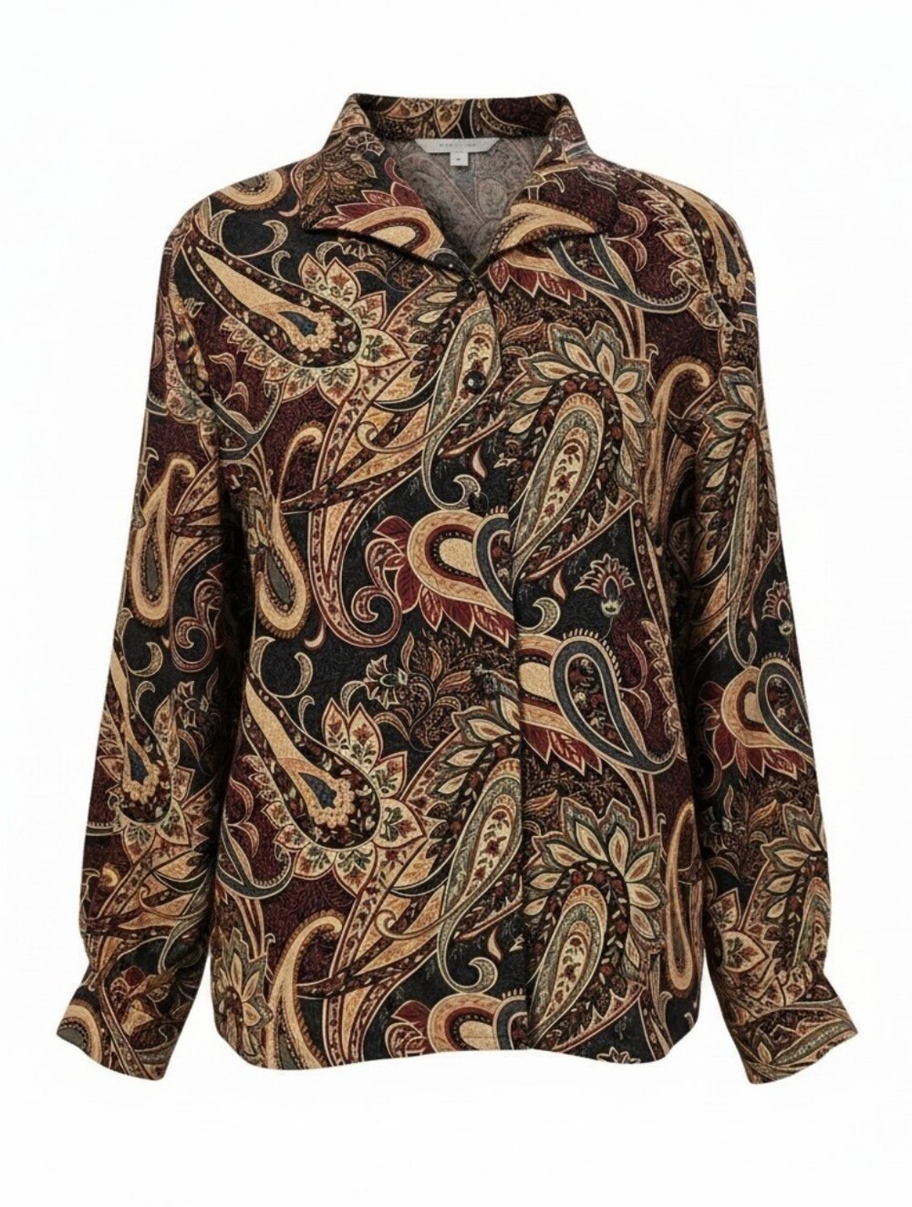 Alfred Dunner Paisley Long Sleeve  Top 16P